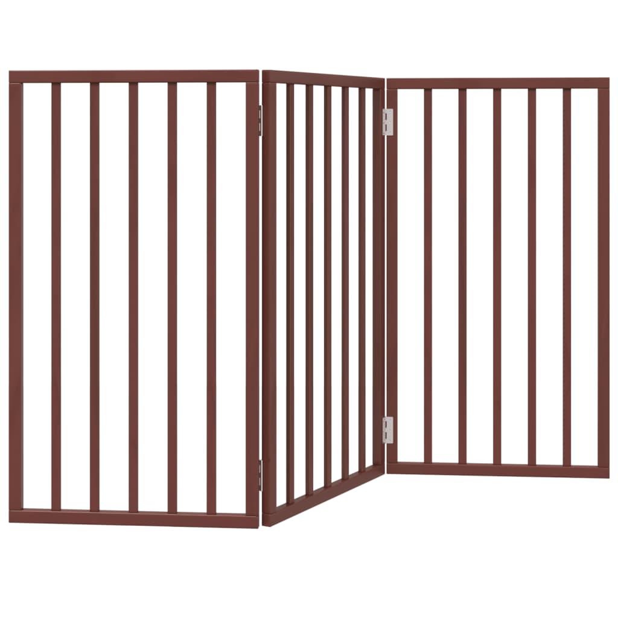 Voir la diapositive 2 : VIDAXL Barriere pour chien pliable 3 panneaux 150 cm bois de peuplier
