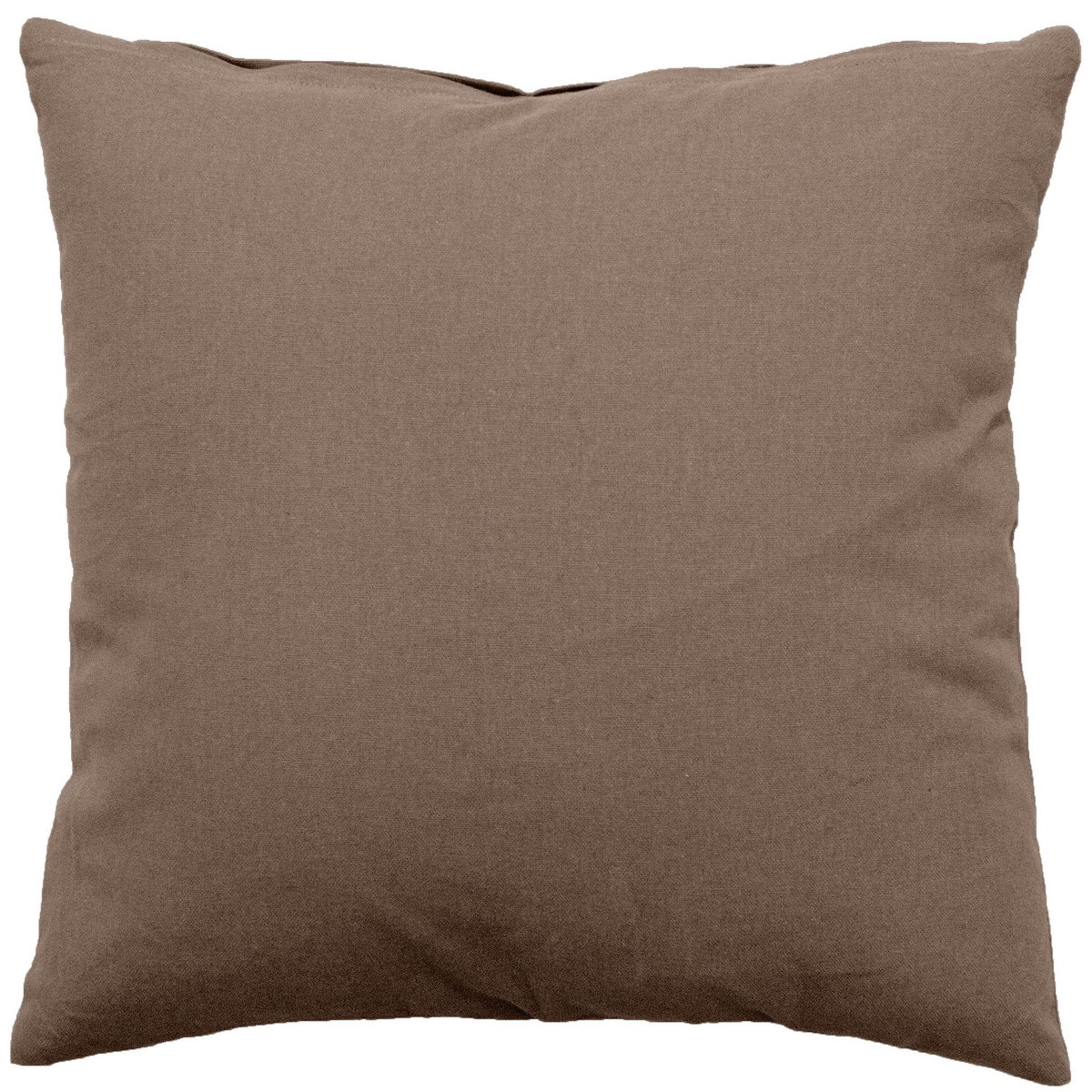 TOILINUX Coussin uni effet Bachette déhoussable - 60 x 60 cm