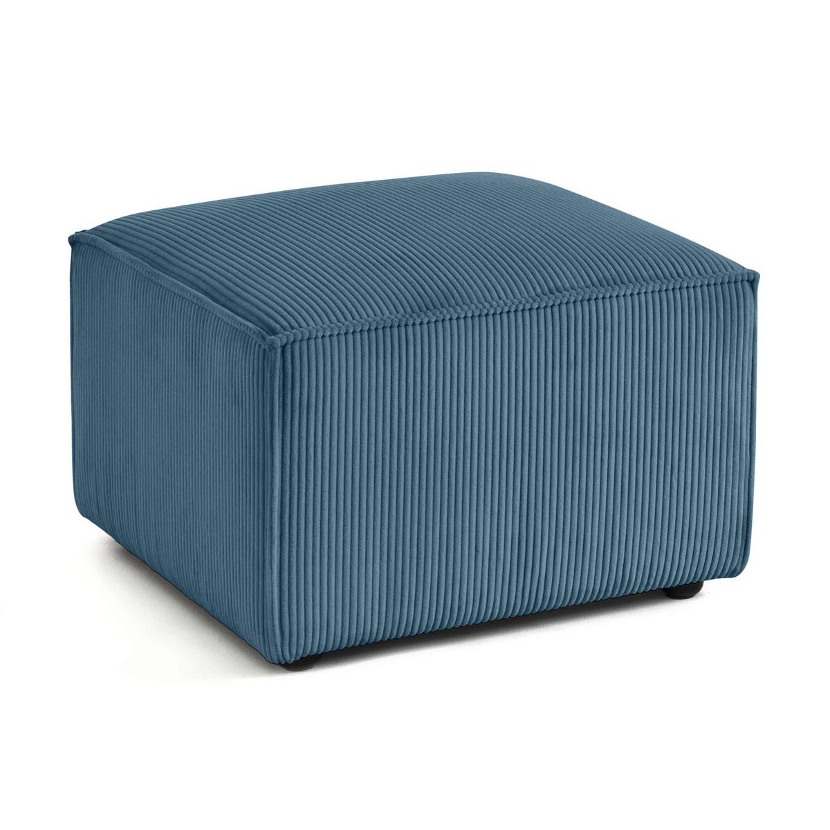 LISA DESIGN Arty - pouf d'appoint - en velours côtelé