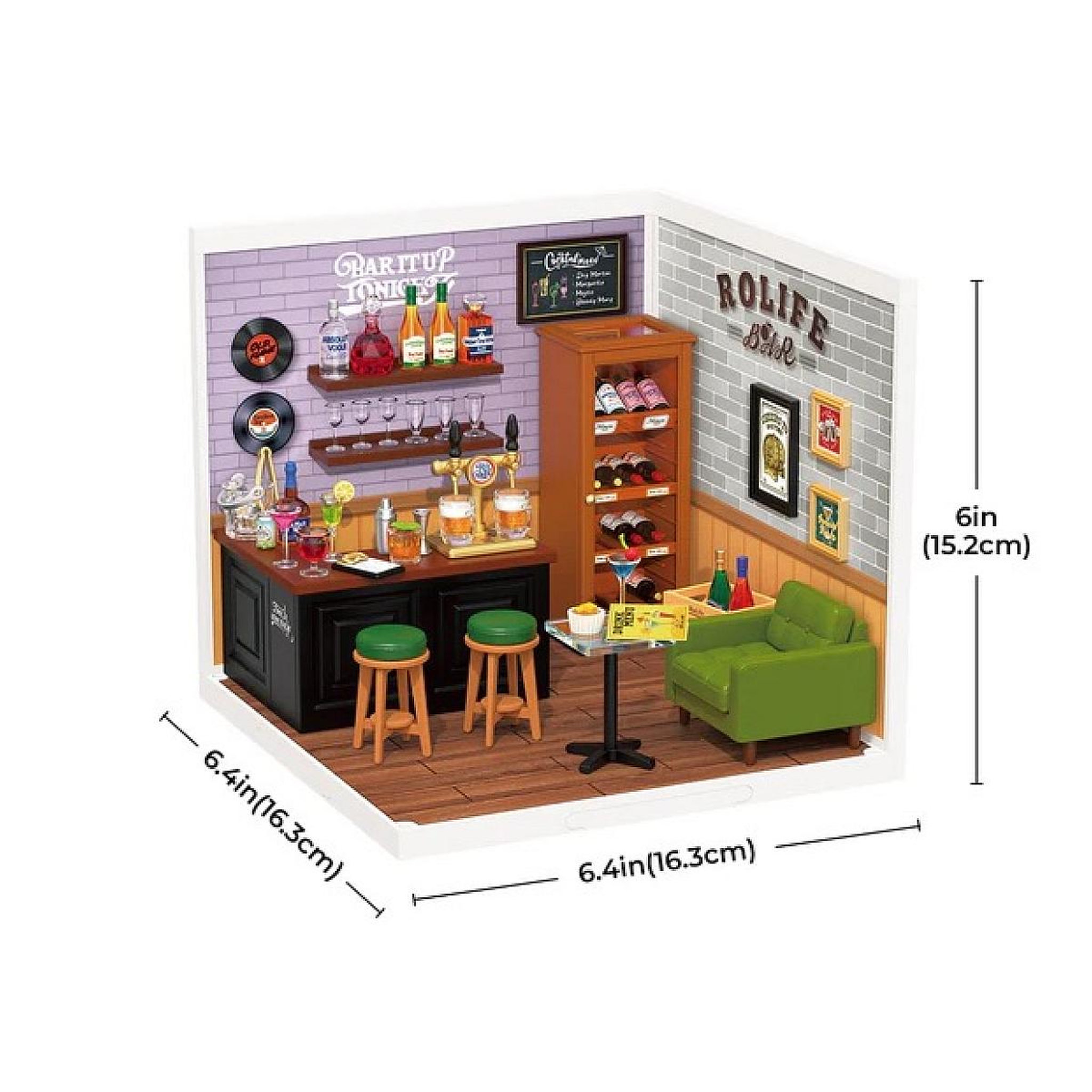Voir la diapositive 3 : ROBOTIME Maquette Super Creator  Cheers Bar