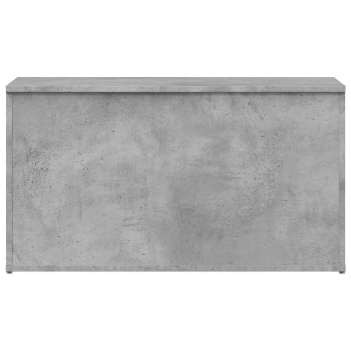 VIDAXL Coffre de rangement Gris beton 84x42x46 cm Bois d'ingenierie