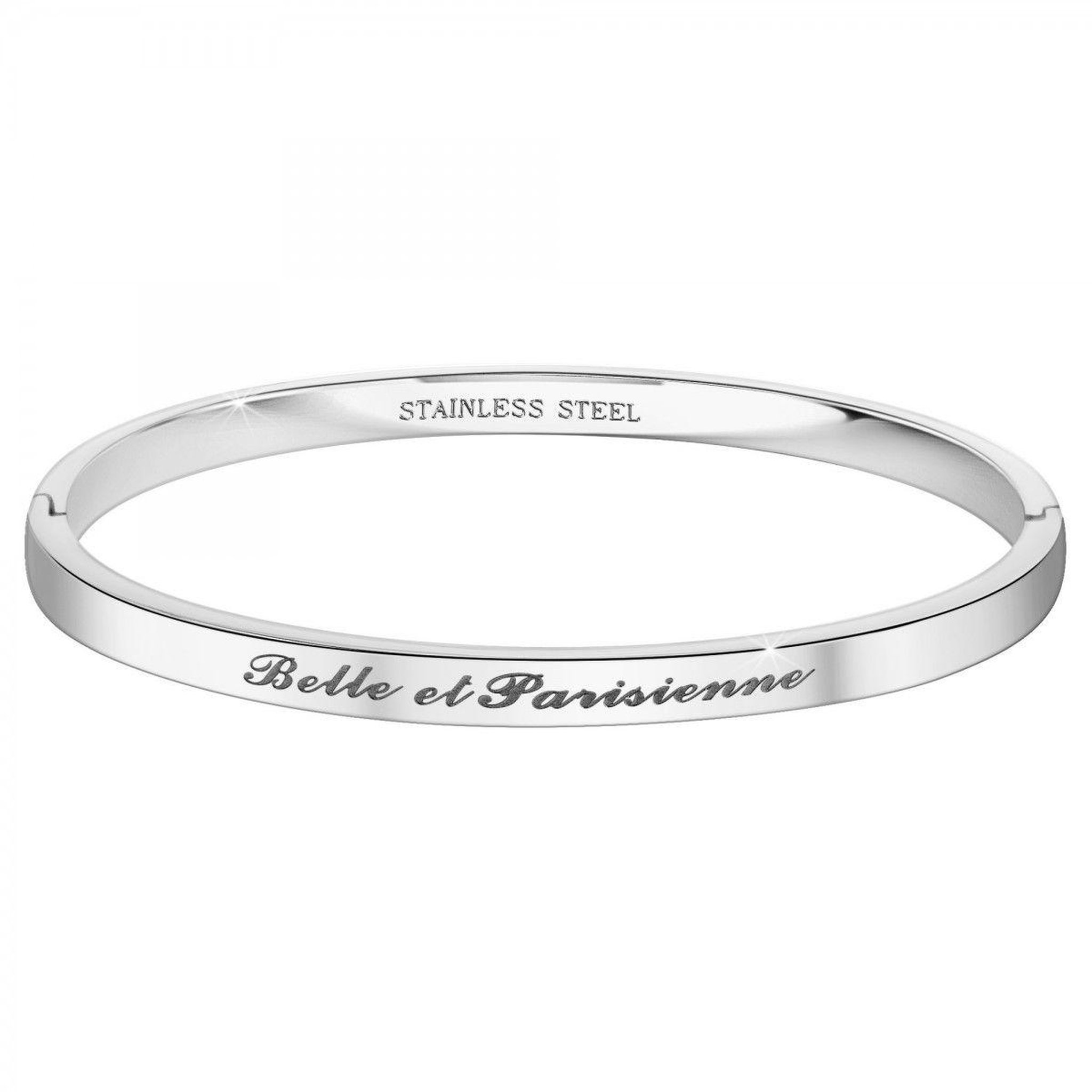 SC CRYSTAL Belle et Parisienne - Bracelet SC Crystal en Acier Rhodié argenté