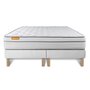 Voir la diapositive 5 : SEPTNUITS Matelas + double sommiers Memo Luxe Ressorts ensachés + mémoire de forme 5 zones de confort MAXI épaisseur