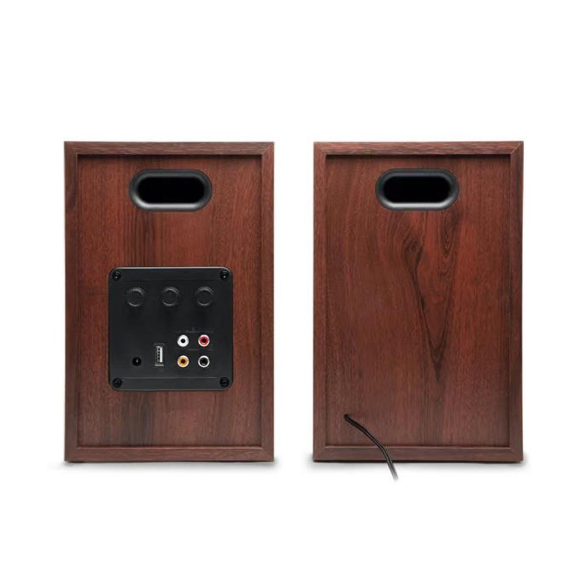 Voir la diapositive 3 : Muse Enceintes bluetooth 120w bois - m610sh