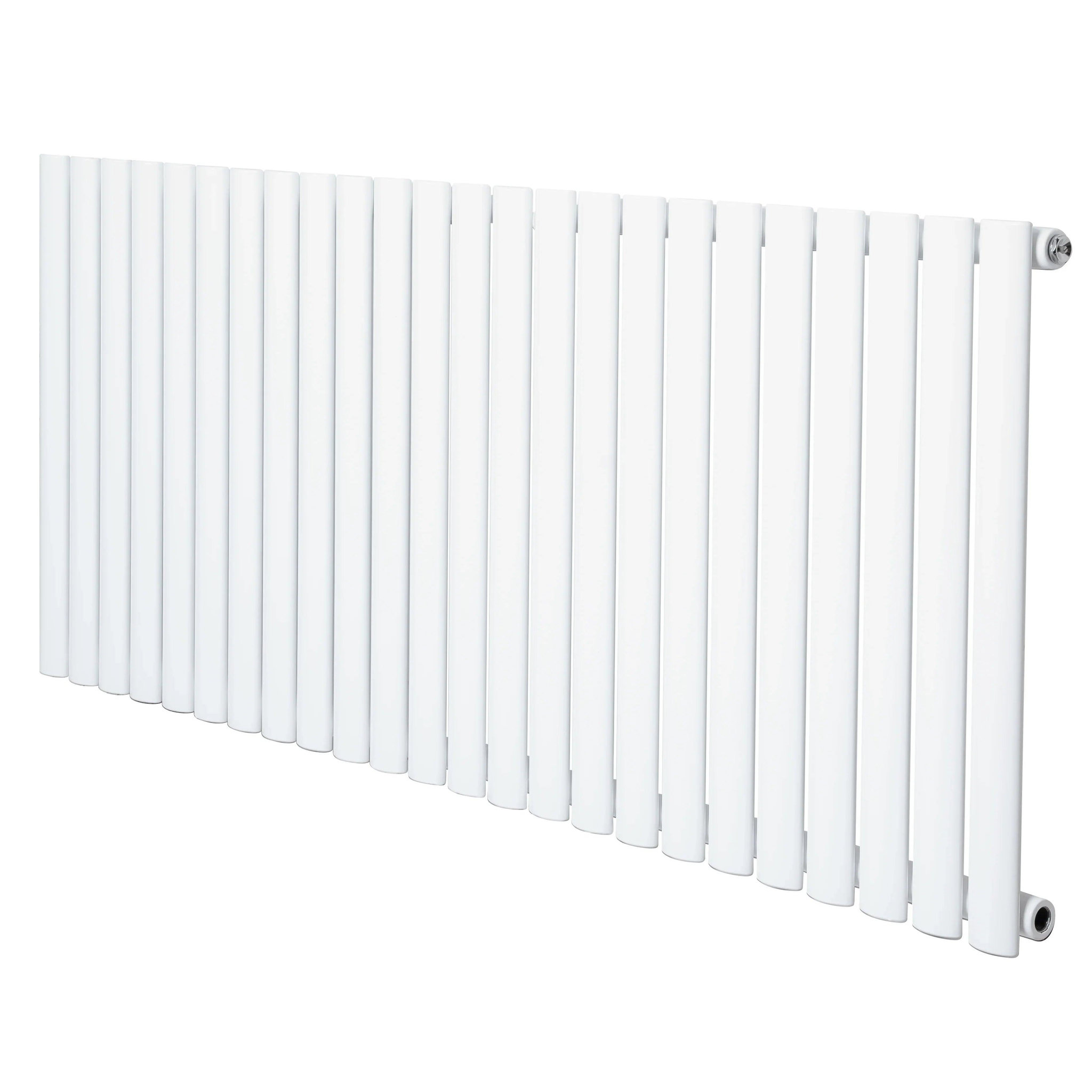 MONSTERSHOP Radiateur à colonnes ovales, 1 panneau - 600 x 1440 mm. Coloris disponibles : Gris, Blanc, Noir