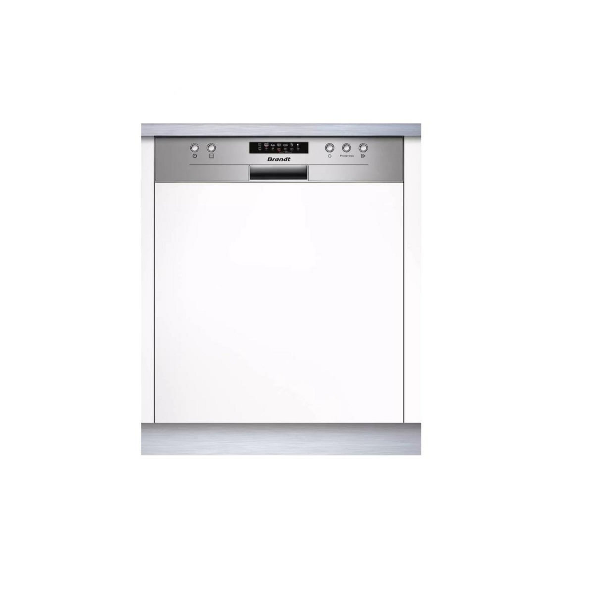 BRANDT Lave-vaisselle 60cm 14 couverts 44db intégrable avec bandeau - BB3424LX