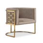Voir la diapositive 2 : Paris Prix Fauteuil Arrondi Design  Neyho  75cm Vert