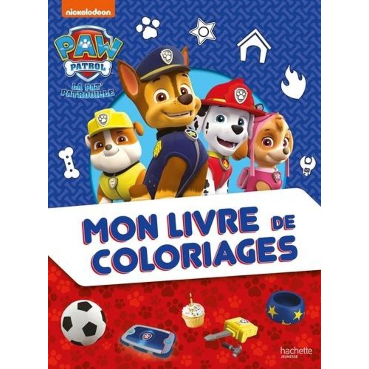 MON LIVRE DE COLORIAGES PAT' PATROUILLE, Nickelodeon