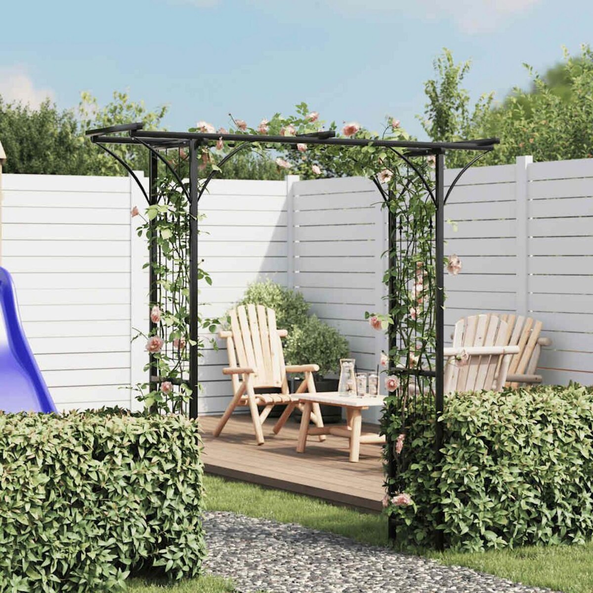 VIDAXL Arche de jardin 200x52x204 cm