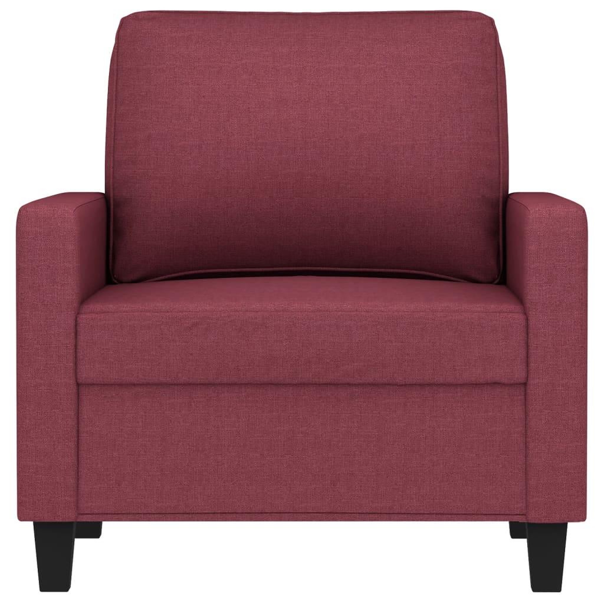 Voir la diapositive 3 : VIDAXL Fauteuil Rouge bordeaux 60 cm Tissu