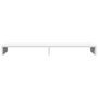 Voir la diapositive 4 : VIDAXL Support de moniteur blanc 100x27x10 cm bois d ingénierie