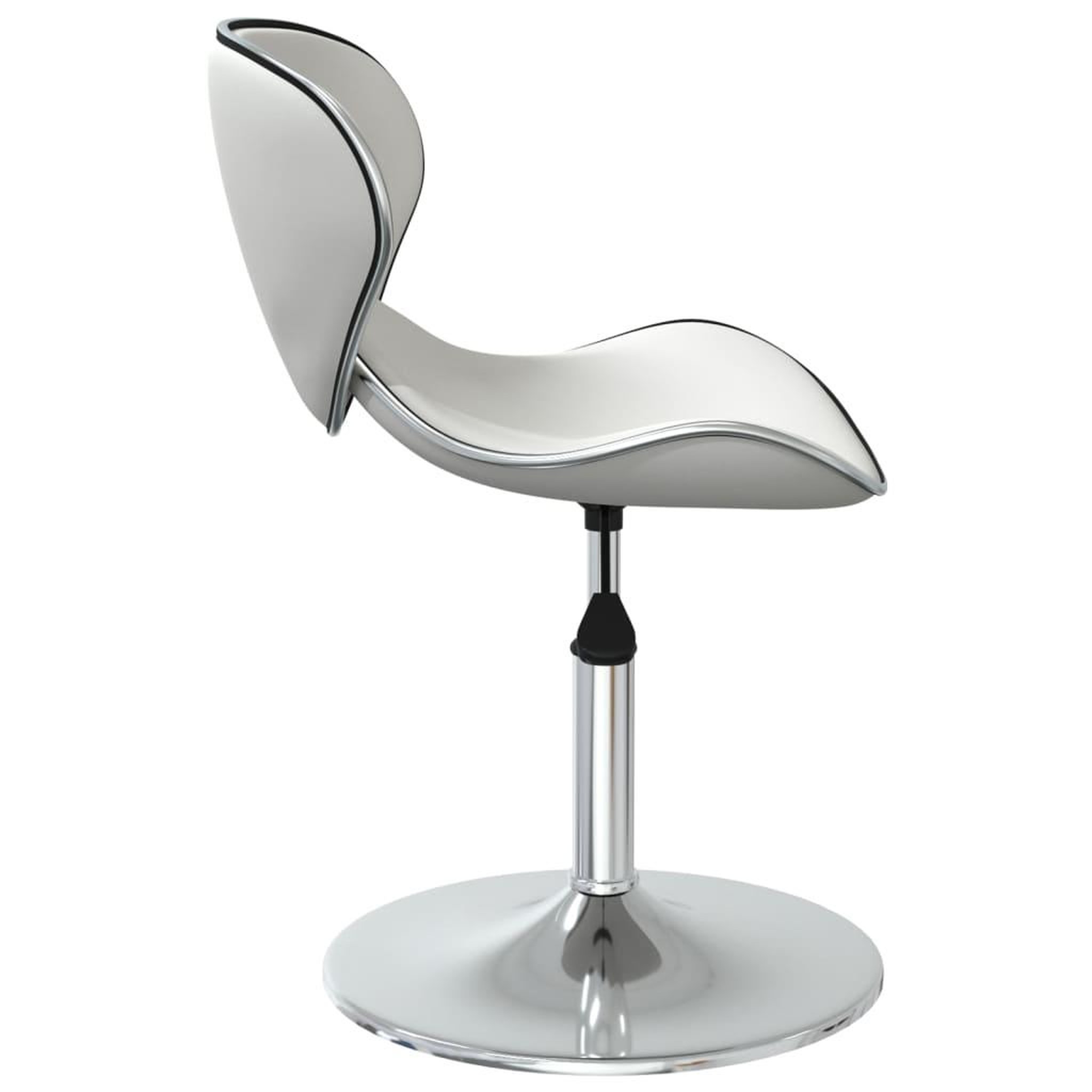 Voir la diapositive 4 : VIDAXL Chaises a manger lot de 4 blanc similicuir