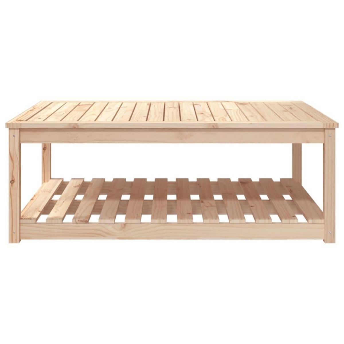 VIDAXL Table de jardin 121x82,5x45 cm bois massif de pin