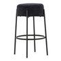 Voir la diapositive 1 : Paris Prix Tabouret de Bar Bouclette  Tucson  70cm Noir