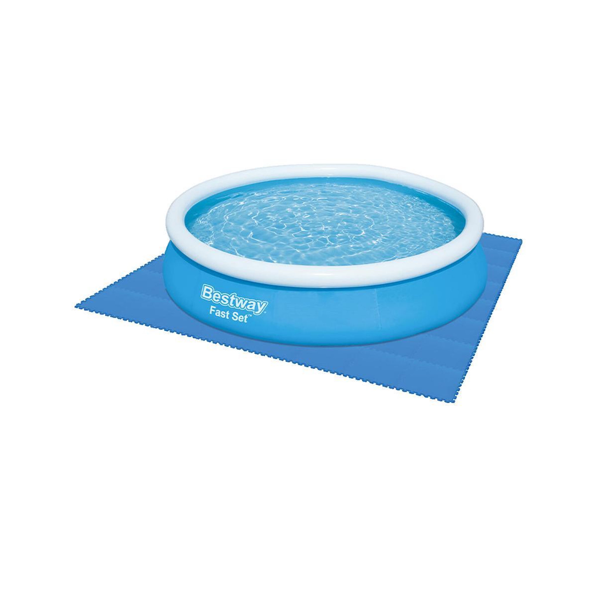 BESTWAY Tapis de sol pour piscine 9 pièces 50x50 cm