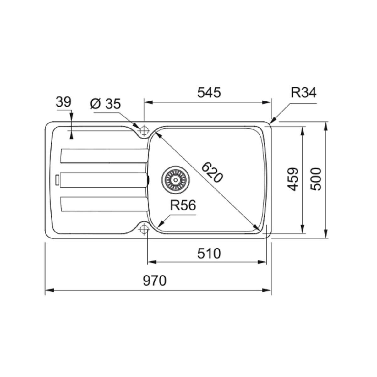 franke Pack évier onyx + mitigeur chromé - 285079
