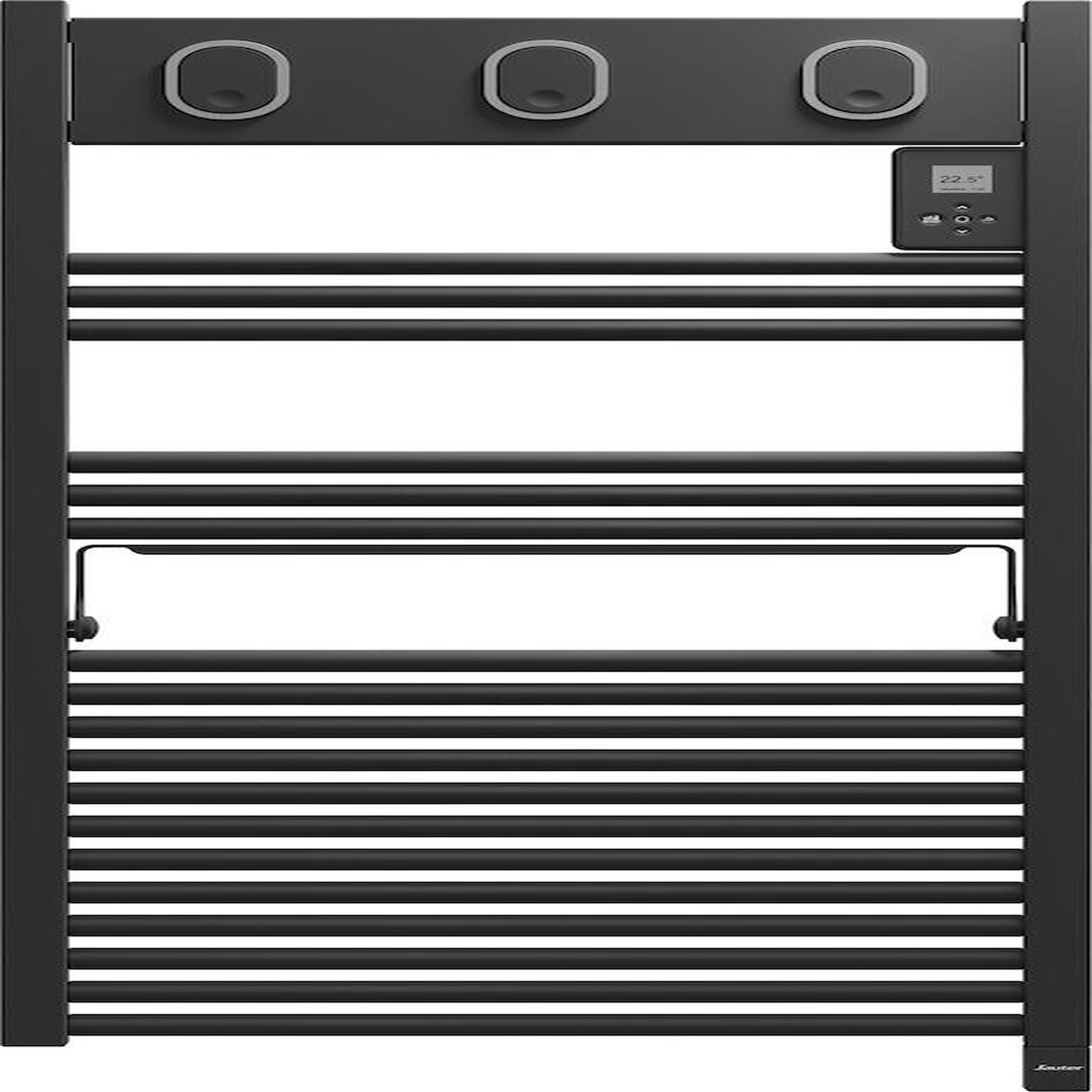 Sauter Sèche-serviettes électrique – MARAPI TACTILE ANTHRACITE - 500 W – Inertie fluide – Thermostat électronique – Format compact