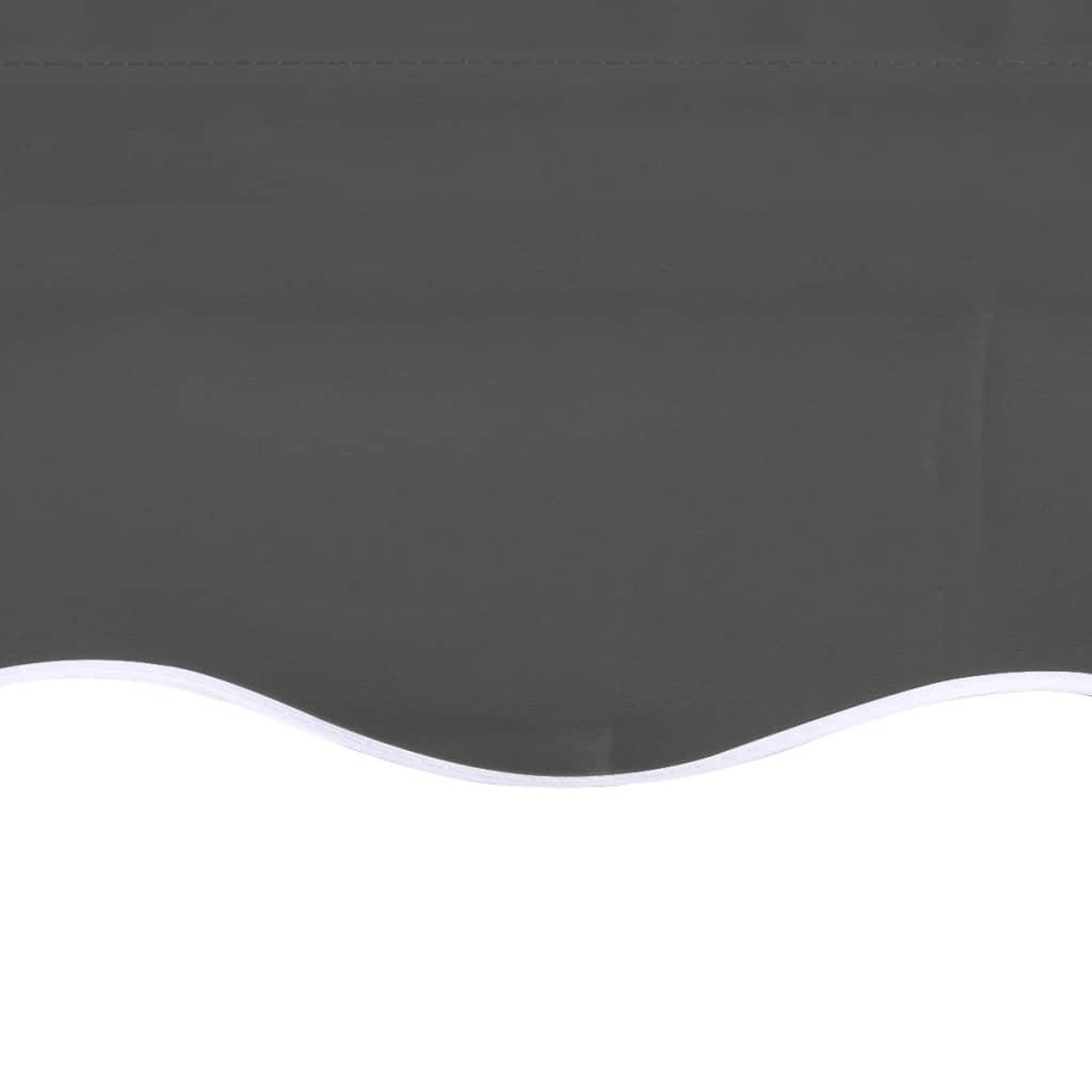 Voir la diapositive 5 : VIDAXL Tissu de remplacement pour auvent Anthracite 5x3,5 m