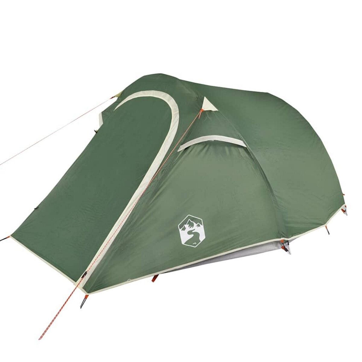VIDAXL Tente de camping tunnel 3 personnes vert impermeable
