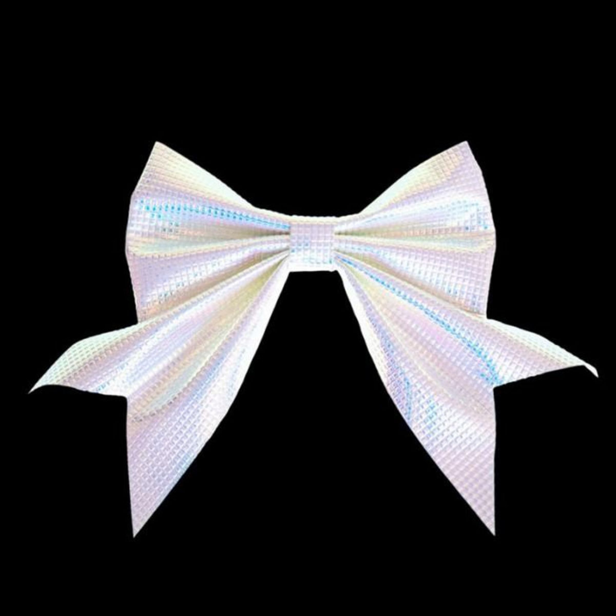 FEERIC LIGHT & CHRISTMAS Lot de 2 Nœuds Déco  Légende d'Hiver  13cm Argent