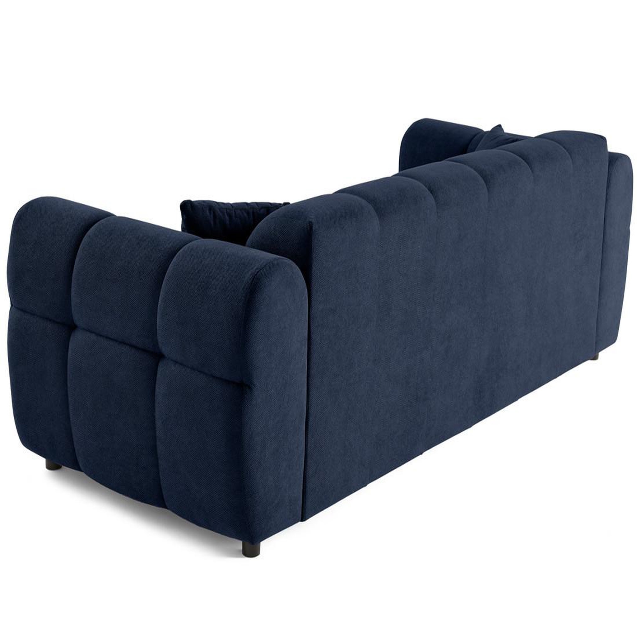 Voir la diapositive 6 : BEST MOBILIER Ray - canapé droit 3 places en tissu texturé