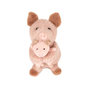 Voir la diapositive 1 : EGMONT TOYS Peluche cochon avec bebe -