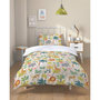 Voir la diapositive 1 : ROOM COPENHAGEN Parure de couette  Safari  pour lit 1 place 100% Coton / 57 Fils/cm²