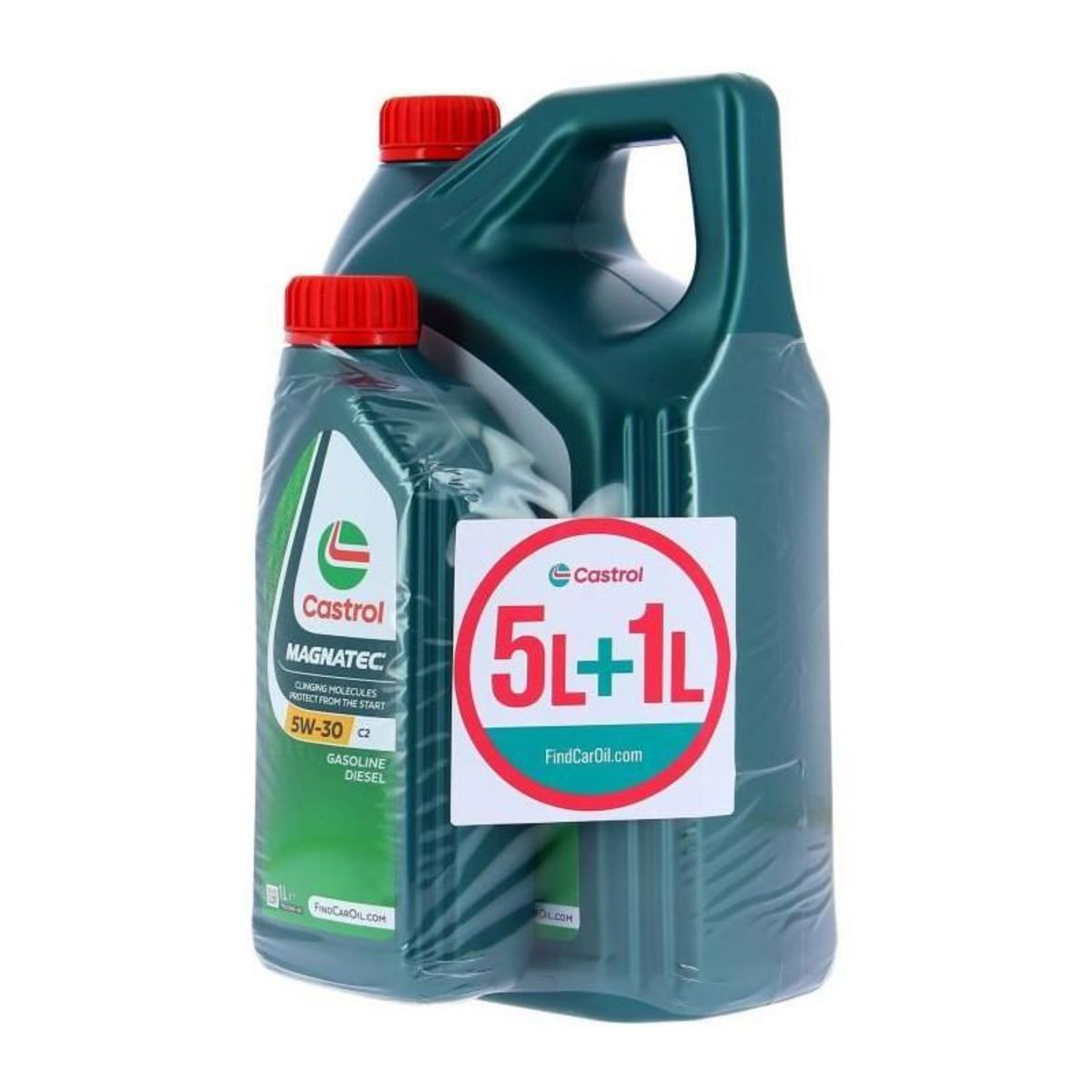 CASTROL Huile Moteur - CASTROL MAGNATEC - 5W-30 C2 - 5L+1L - 057166