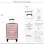Voir la diapositive 2 : Degré Valise cabine passe-partout rigide 55cm