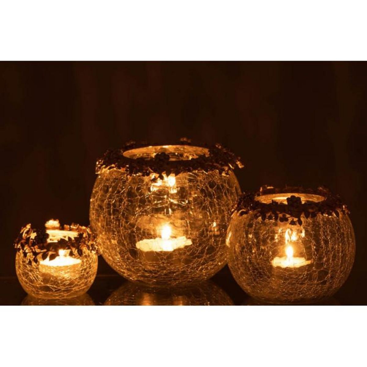 Paris Prix Photophore en Verre Design  Volve  10cm Transparent