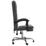Voir la diapositive 4 : VIDAXL Fauteuil inclinable de bureau Gris Similicuir