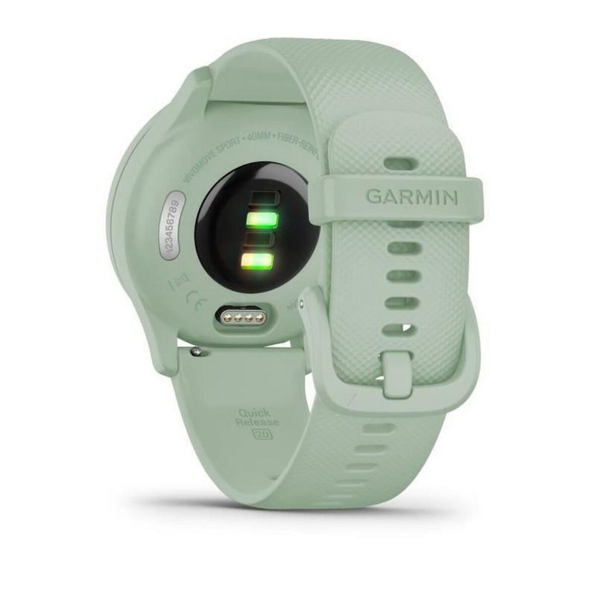 GARMIN GARMIN Vivomove Sport - Montre de sport connectee a aiguilles et ecran tactile - Vert deau silver