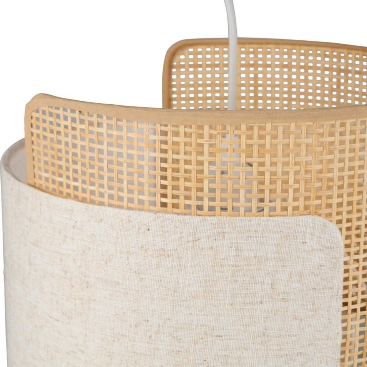 OSTARIA Suspension lin et bambou BOURGEON