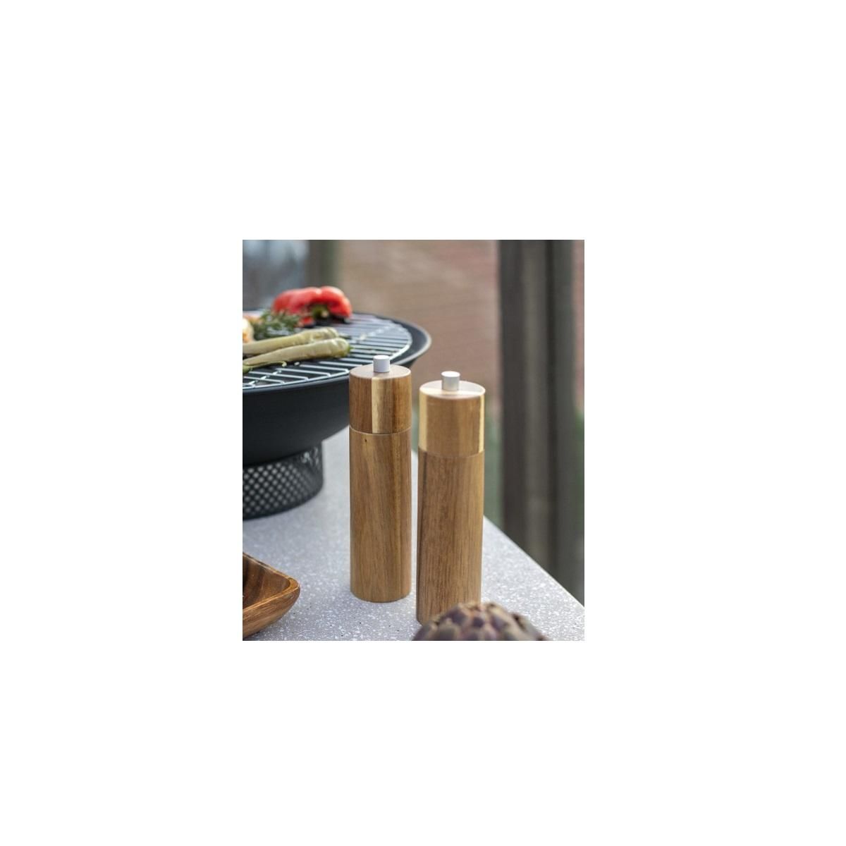 LIVOO Set de 2 moulins sel et poivre manuels - MEN425