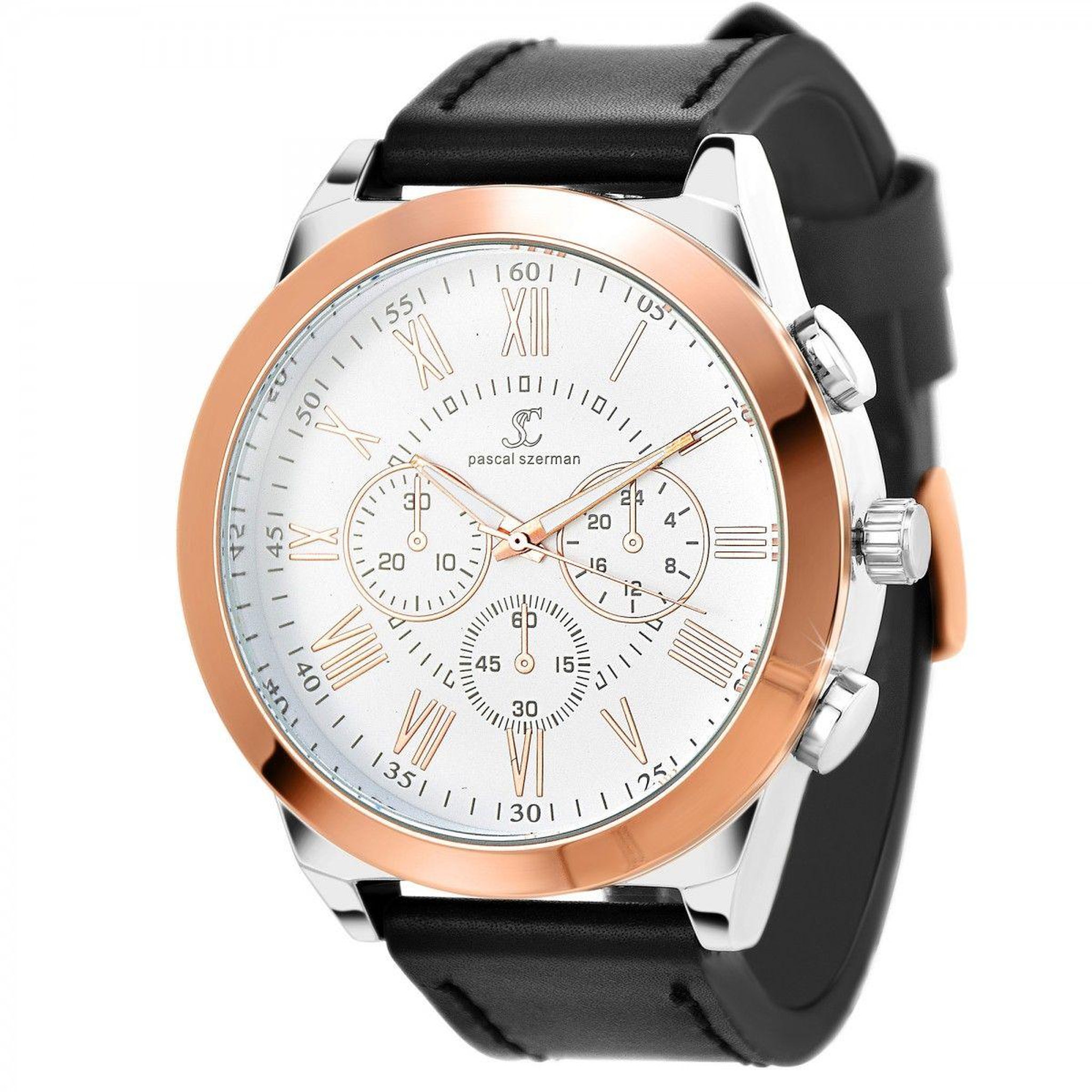 Voir la diapositive 1 : SC CRYSTAL Montre homme quartz par Pascal Szerman