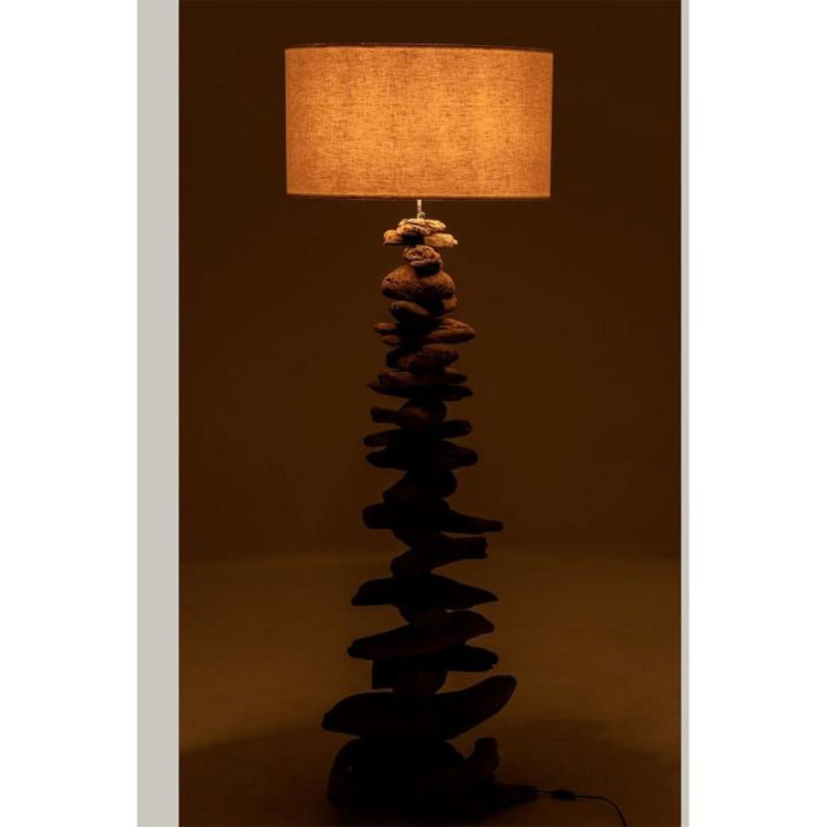 Paris Prix Lampadaire Design  Bois Flotté  170cm Naturel