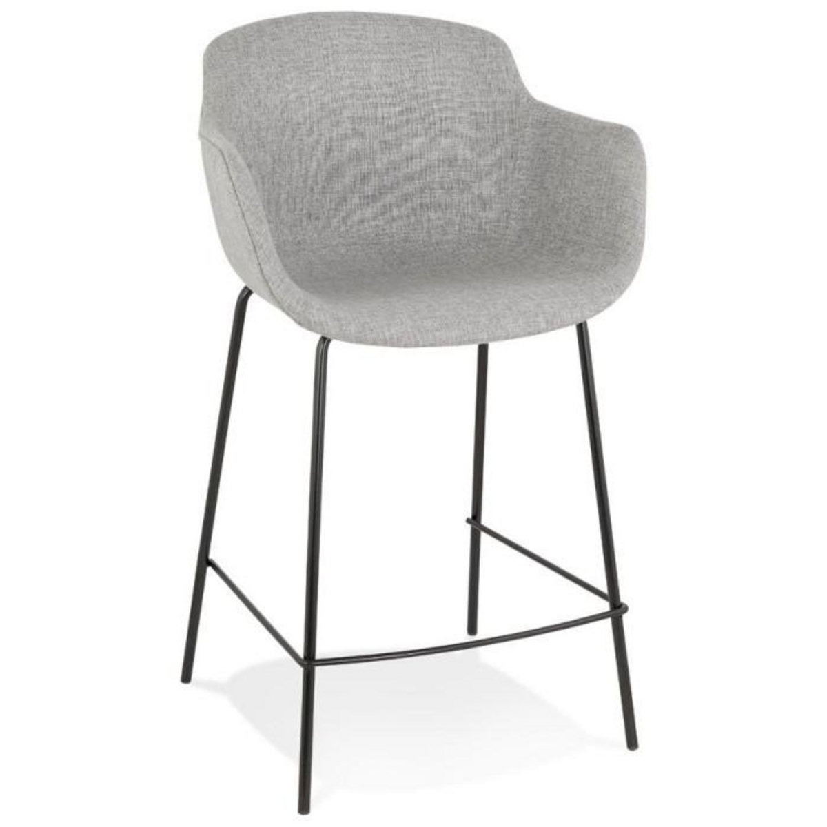 Paris Prix Tabouret de Bar Design  Largesa  97cm Gris