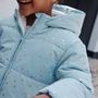 Voir la diapositive 6 : Petit Béguin Doudoune bébé intérieur polaire avec capuche Alma