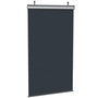 Voir la diapositive 1 : OUTSUNNY Store extérieur vertical store manuel rétractable dim. 124L x 5l x 222H cm installation sans perçage alu. acier polyester gris