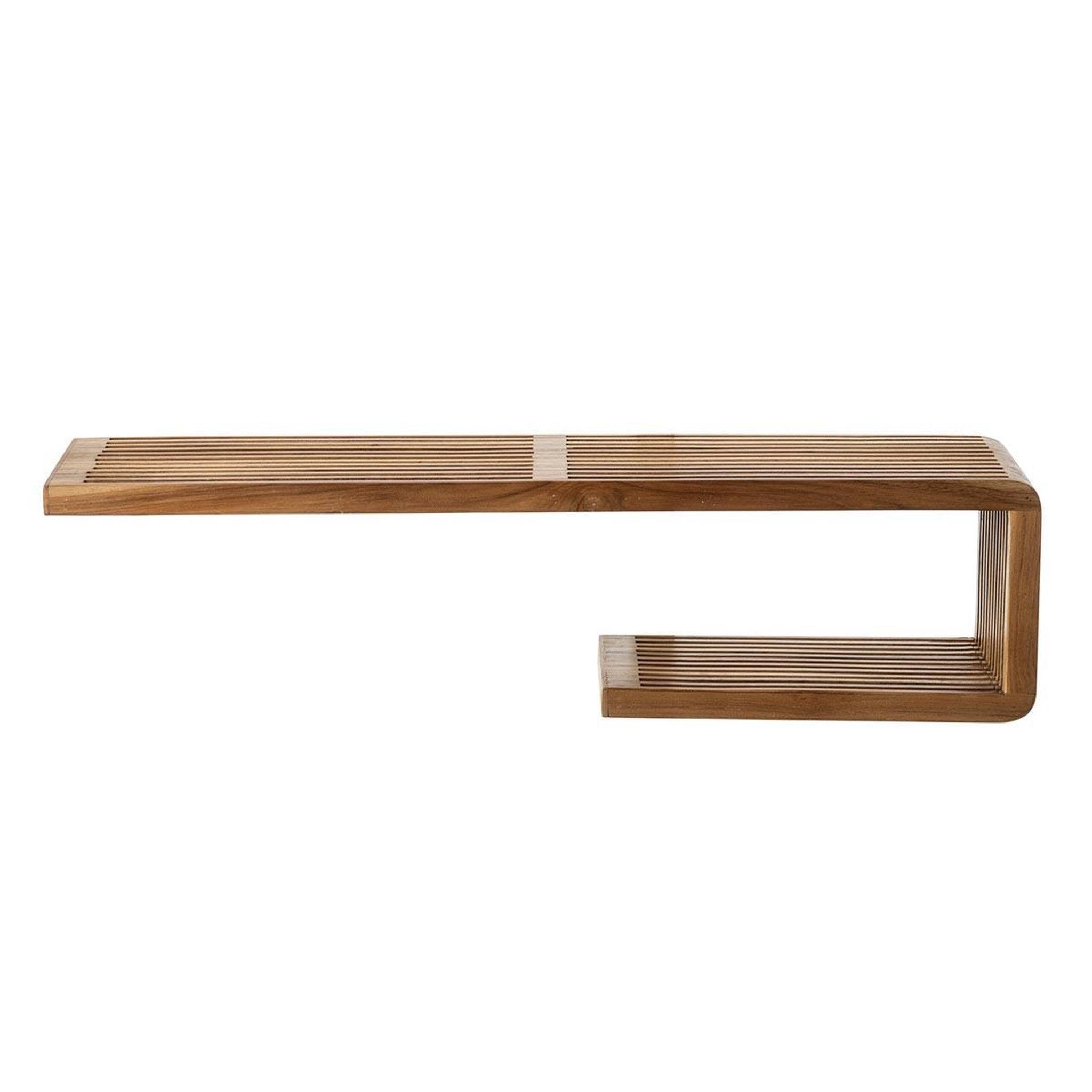 J-LINE Étagère murale en bois  lars  79cm naturel