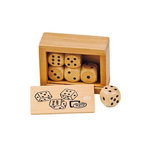 Toys Pure TOYS PURE Boîte de 6 dés en bois