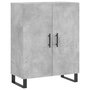 Voir la diapositive 2 : VIDAXL Buffet gris beton 69,5x34x90 cm bois d'ingenierie
