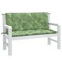 Voir la diapositive 4 : VIDAXL Coussins de banc de jardin lot de 2 motif de feuilles tissu