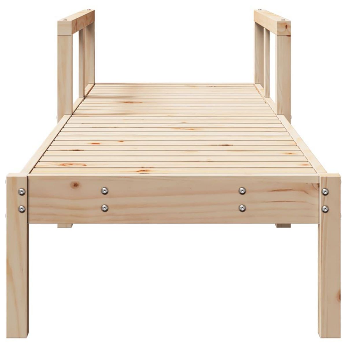 VIDAXL Chaise longue 199,5x62x55 cm bois massif de pin