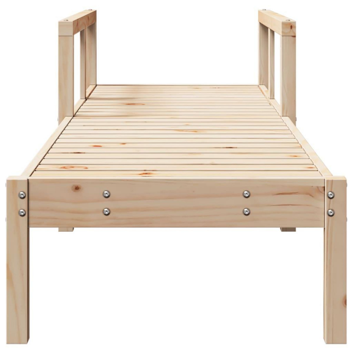 VIDAXL Chaise longue 199,5x62x55 cm bois massif de pin