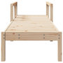 Voir la diapositive 4 : VIDAXL Chaise longue 199,5x62x55 cm bois massif de pin