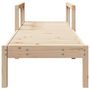 Voir la diapositive 4 : VIDAXL Chaise longue 199,5x62x55 cm bois massif de pin