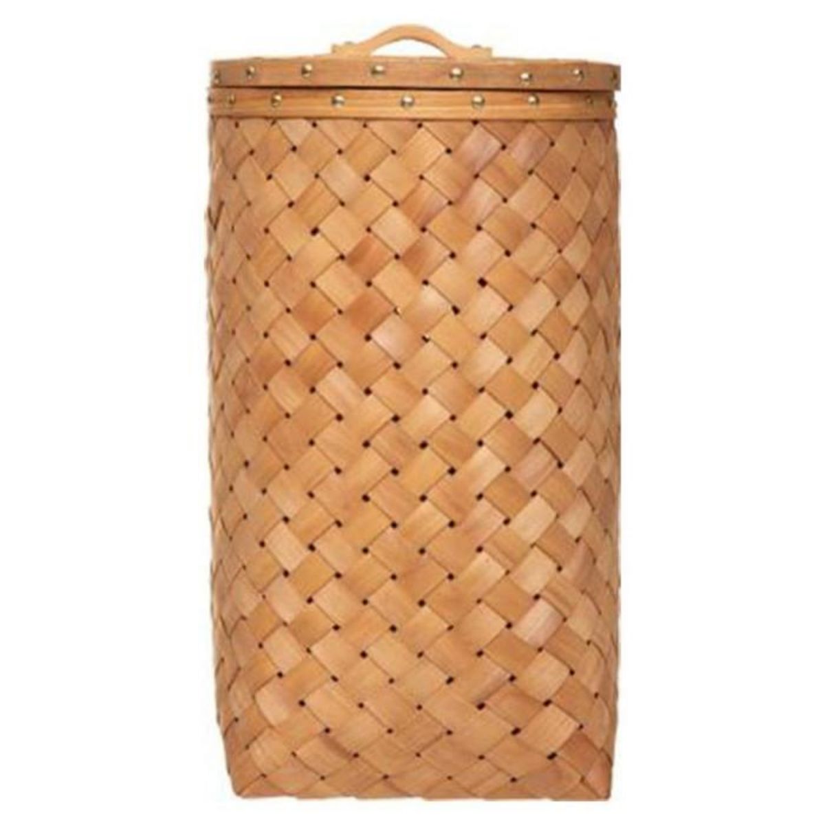 Paris Prix Lot de 2 Paniers à Linge  Bois  62cm Caramel