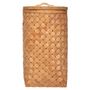 Voir la diapositive 4 : Paris Prix Lot de 2 Paniers à Linge  Bois  62cm Caramel