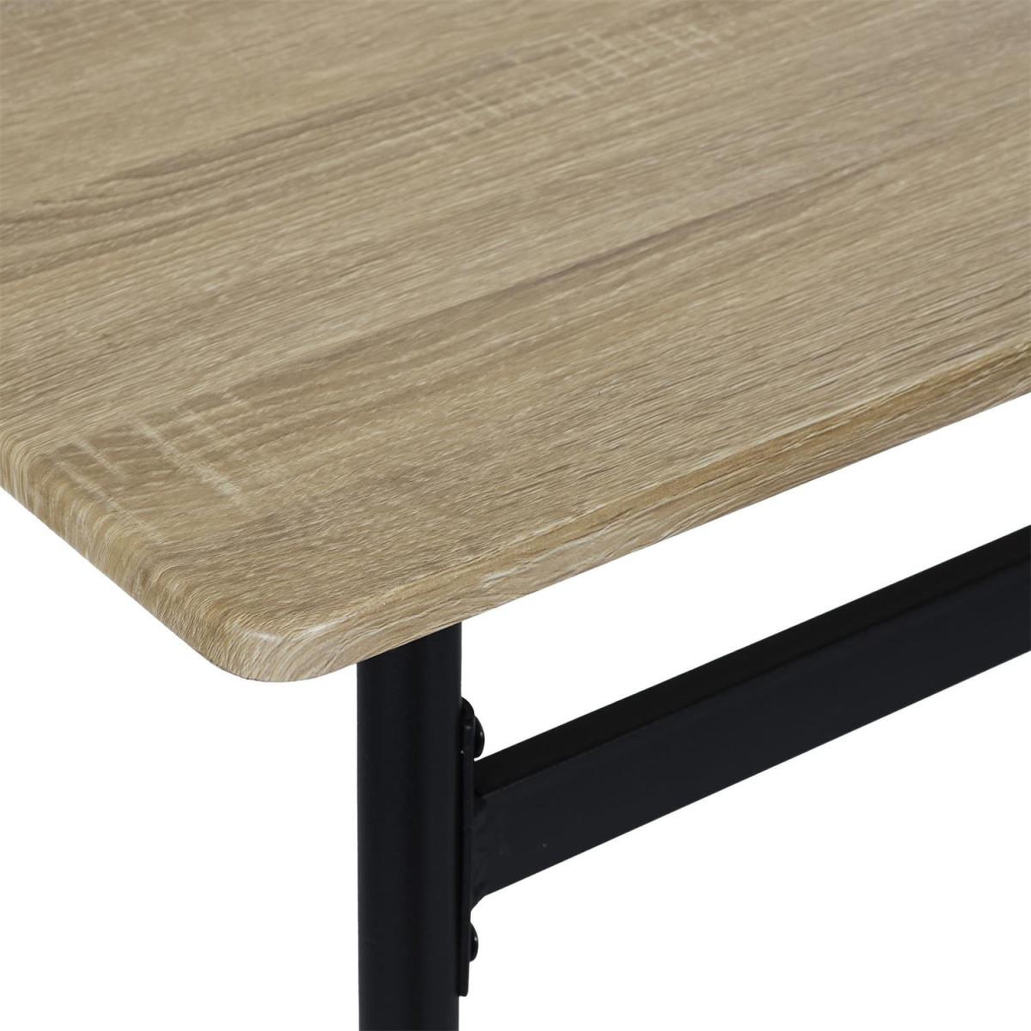 Voir la diapositive 3 : The Home Deco Factory Table Haute Mange Debout  Loka  116cm Naturel